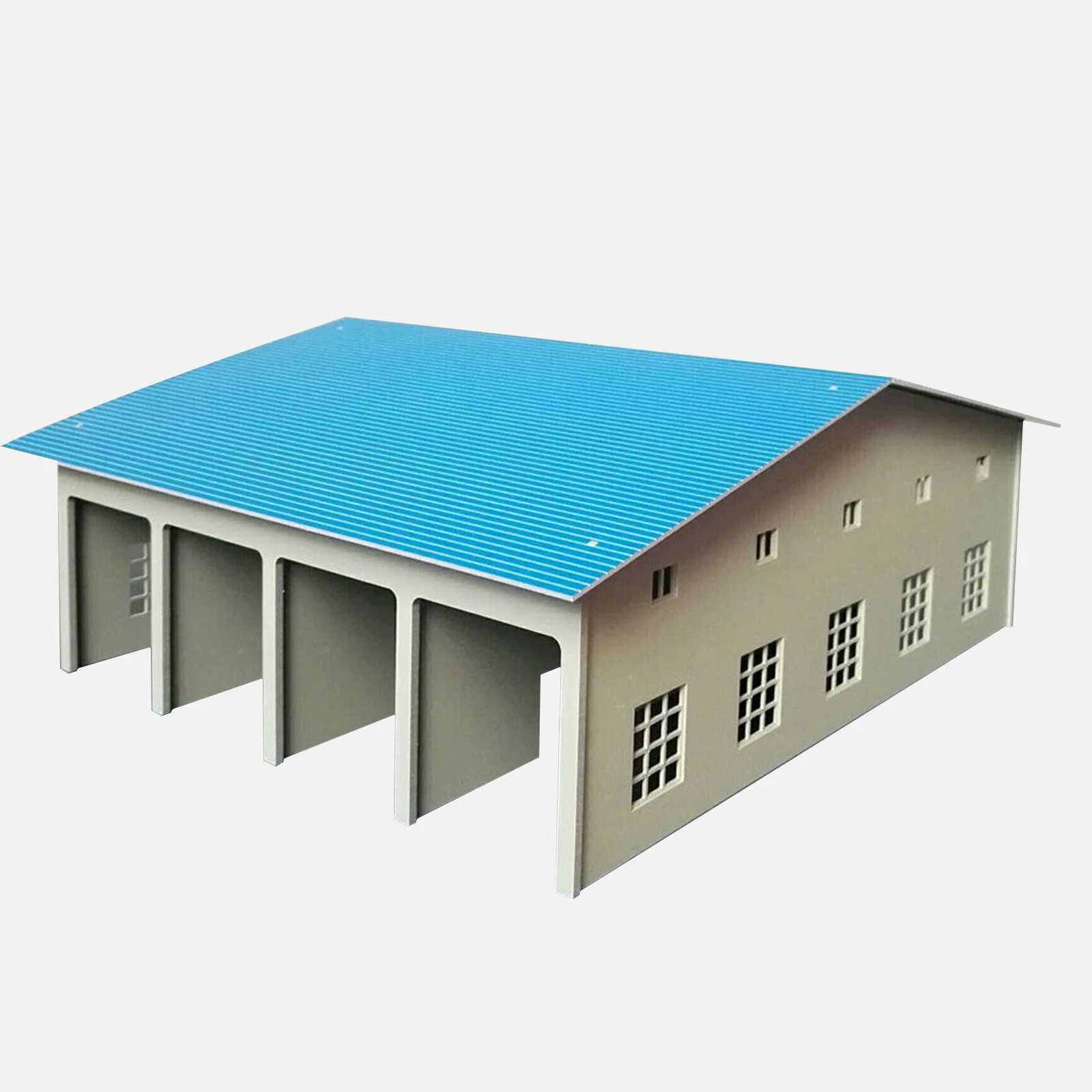 새로운 HO 체중계 철도 레이아웃 모델 세트, 기차 트럭 창고 기관차 창고 플라스틱 DIY 모델링, 취미 장난감, 성인 선물