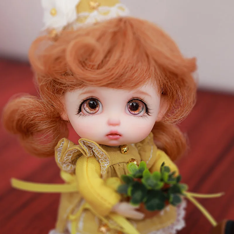 ob11 Bobo BJD Doll 1/11 Tiny Ball Jointed Doll Resin Toys for Kids Surprise Gift for Girls Sunshine Baby Art Collection original nori just a girl youth lookbook series school uniform girl figure pretty sunshine sister doll art toys smile relax