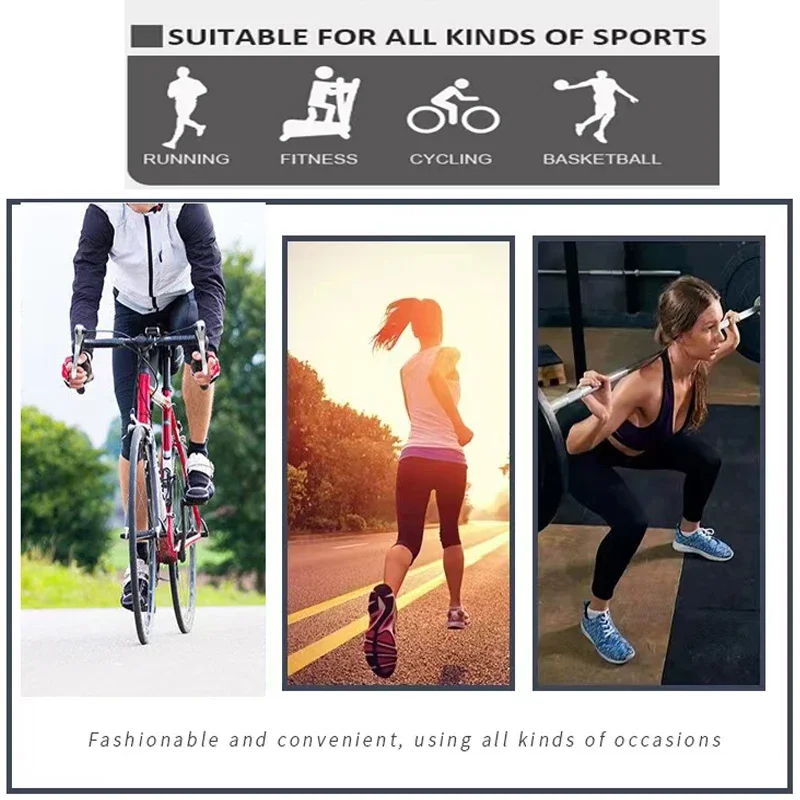 Athletic Socks Men's Ankle Socks Running Cycling 6 Pairs