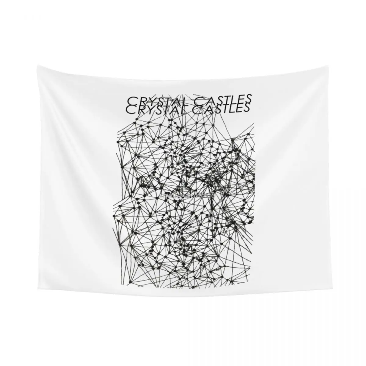 Music Crystal Castles Tapestry Hippie Polyester Wall Hanging Room Decor Curtain Mandala Wall Tapestry