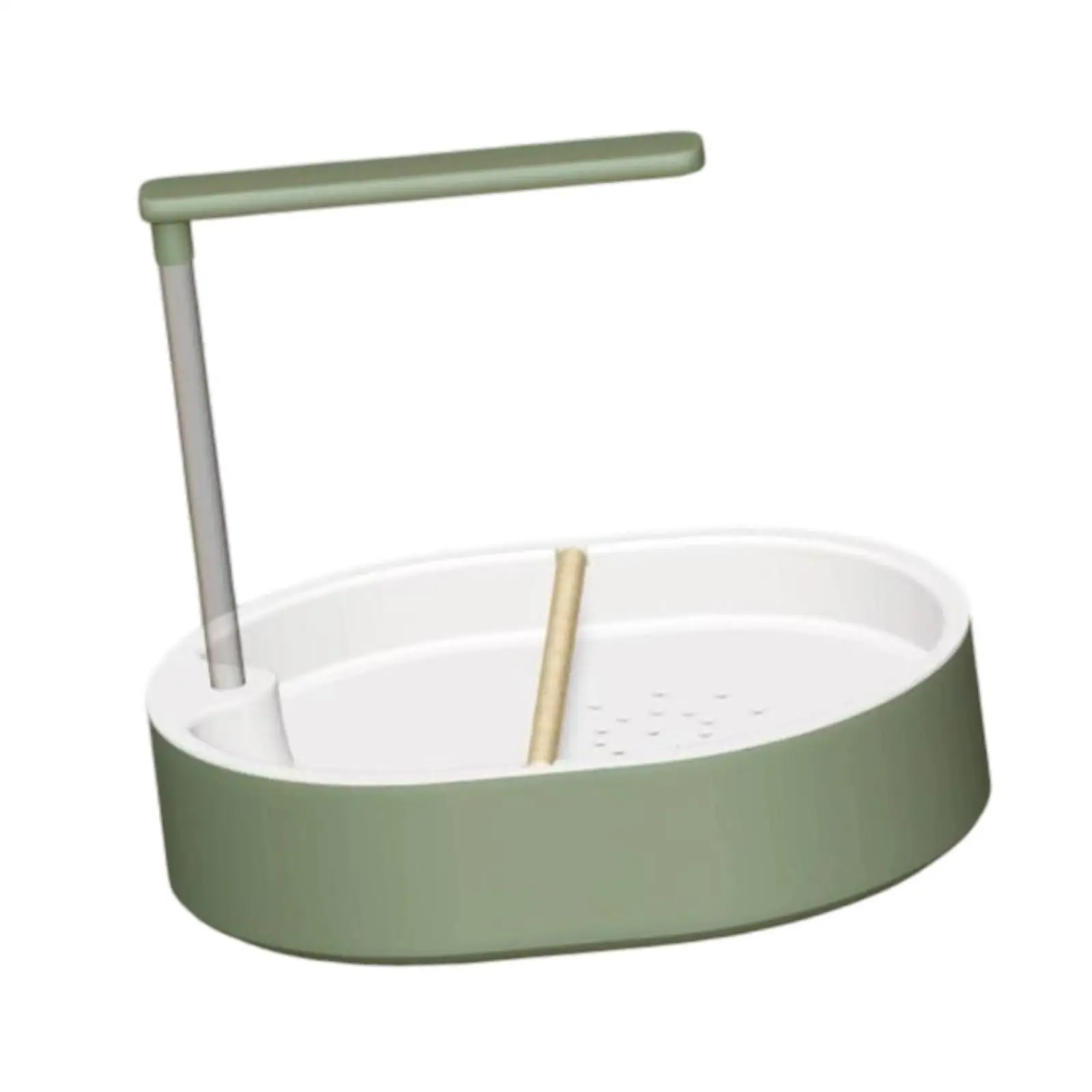 Automatic Bird Bathtub Versatile Indoor Cage Accessories Budgie Bathing Easy Setup Parrot Bath Shower with Parrot Perch Bath Tub