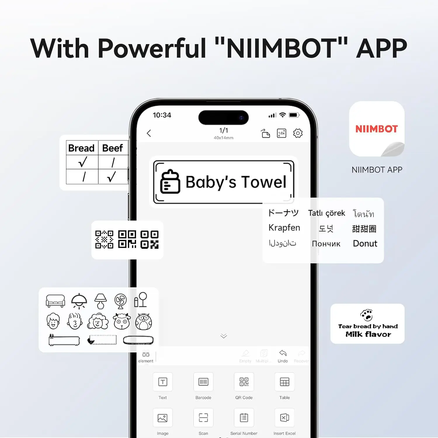 Niimbot B1 Mini Label Printer 4