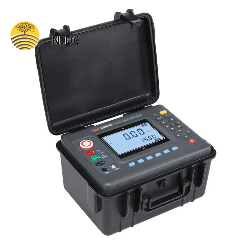 

ES3045F Megohm Insulation Resistance Testers 50T Ohm 15KV Digital Megohmmeters Megger