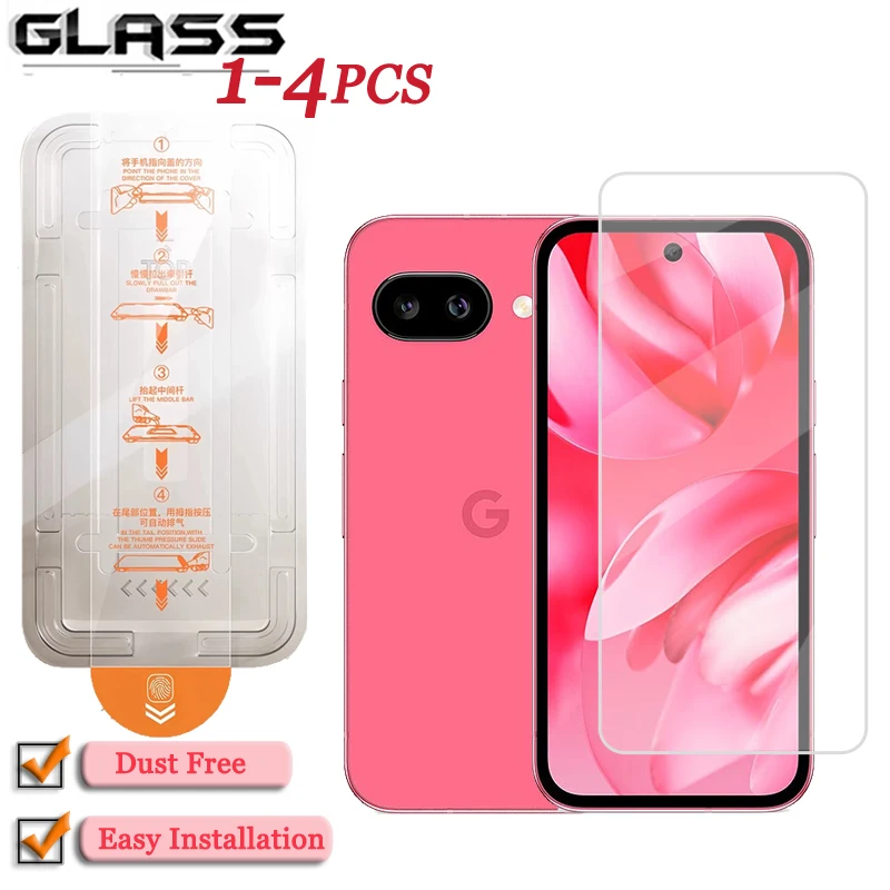 Premium Dust-Free Tempered Glass Screen Protector - Easy Installation, HD Clarity