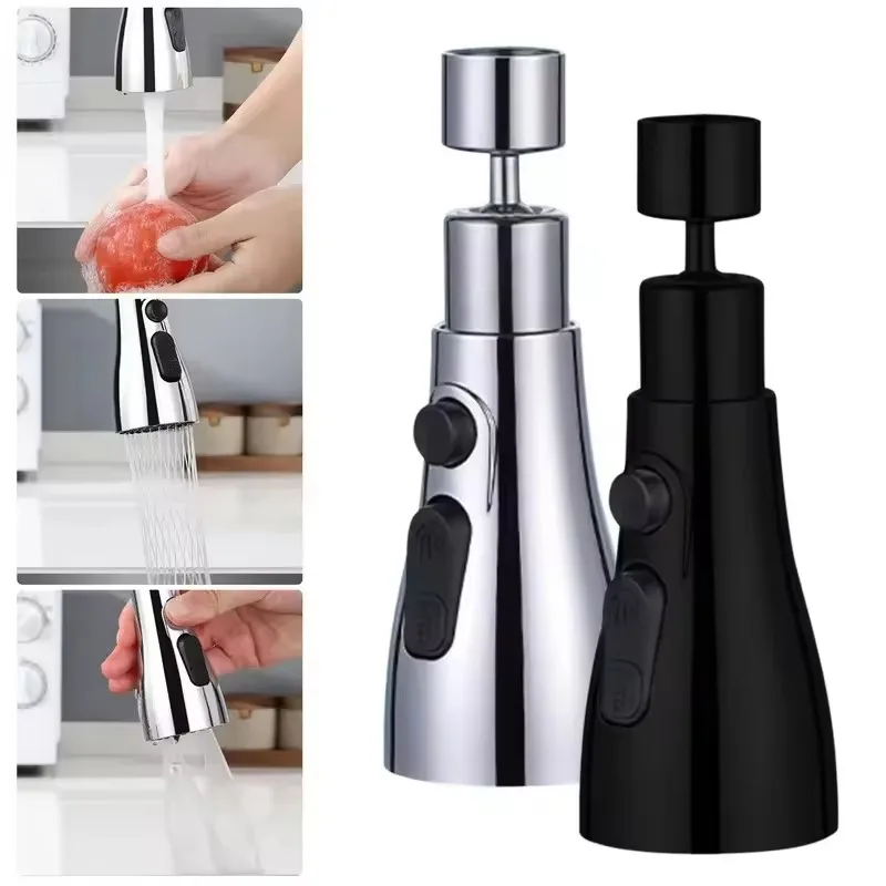 3 in 1 수도꼭지 필터 기능 주방 싱크대 샤워 스프레이 싱크 필터 탭, 풀 아웃 깍지, 욕실 변기 수도꼭지 헤드, 신제품