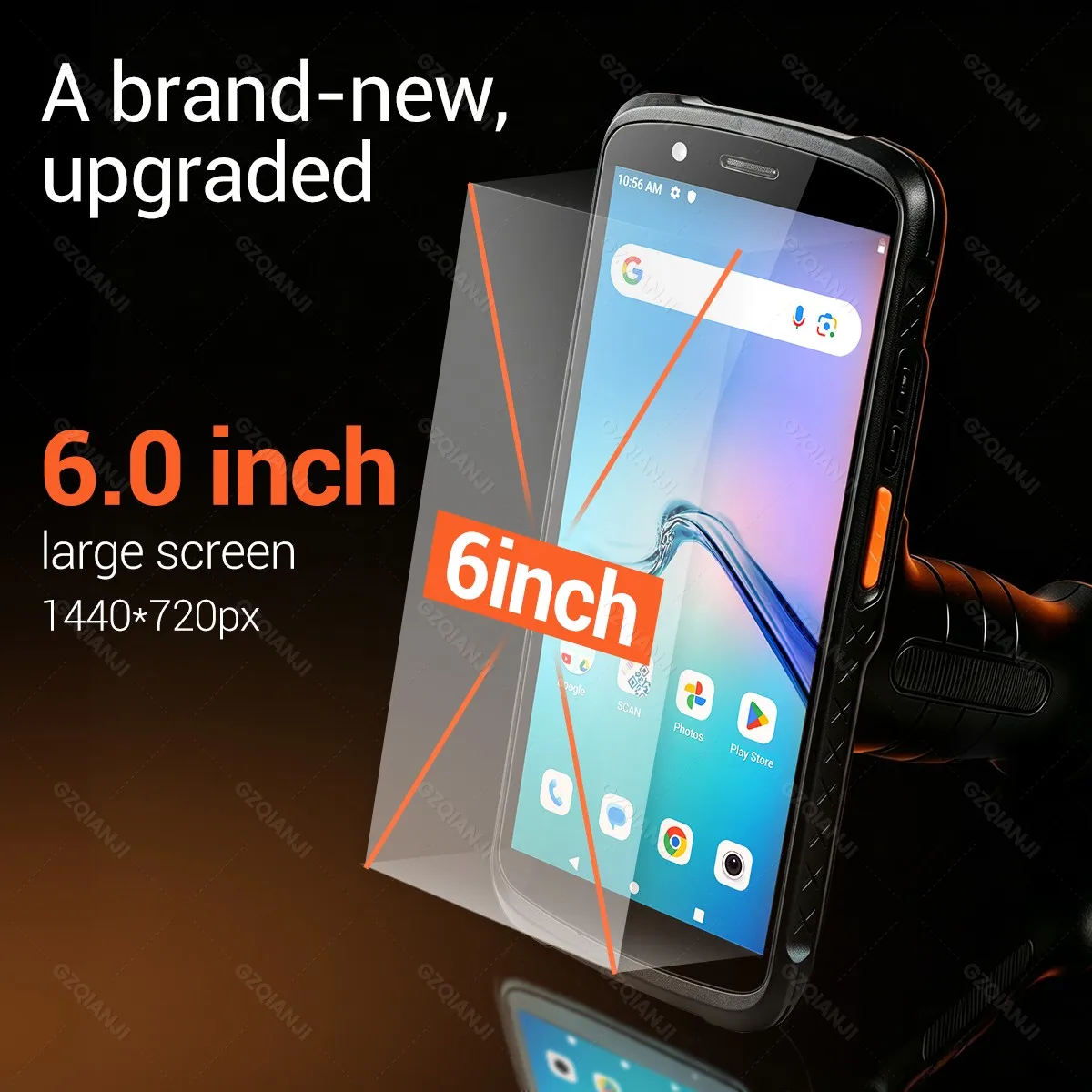 ? 안드로이드 15 러기드 PDA 제브라 SE4710 2D 바코드 스캐너 핸드헬드 터미널 (그립, NFC, 충전기, 카드 홀더 옵션) 창고용