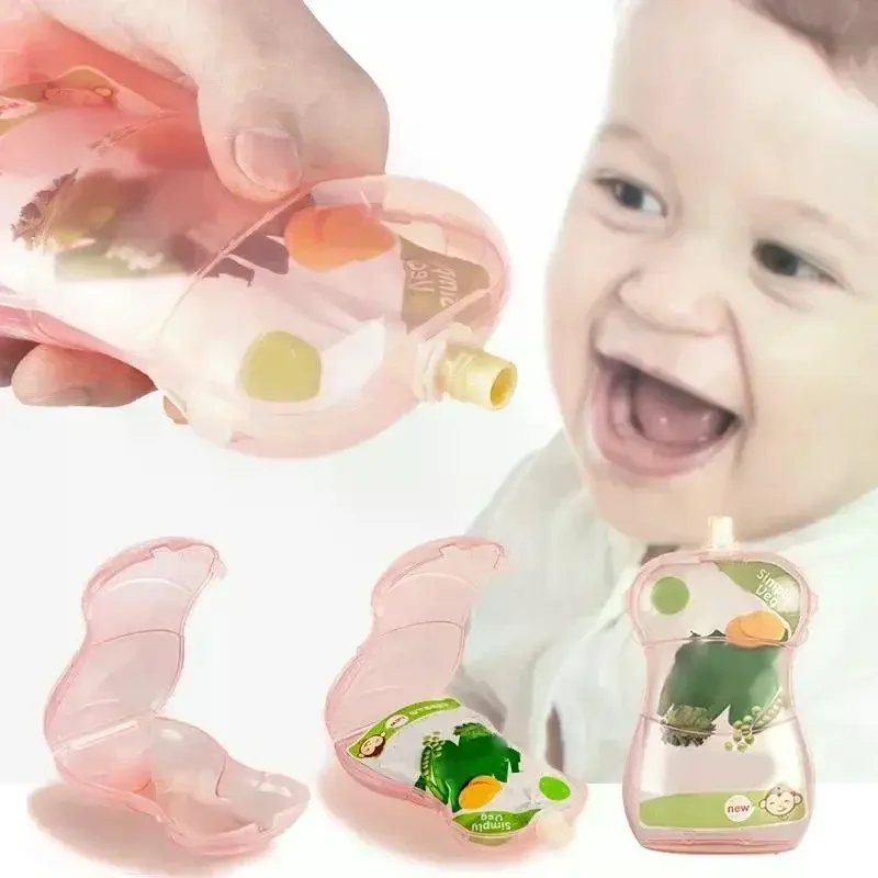 Fruit Puree Box Fruit Puree Anti-squeeze Box Baby Toddler Food Supplement Bag Children Fruit Puree Box Juice Yogurt