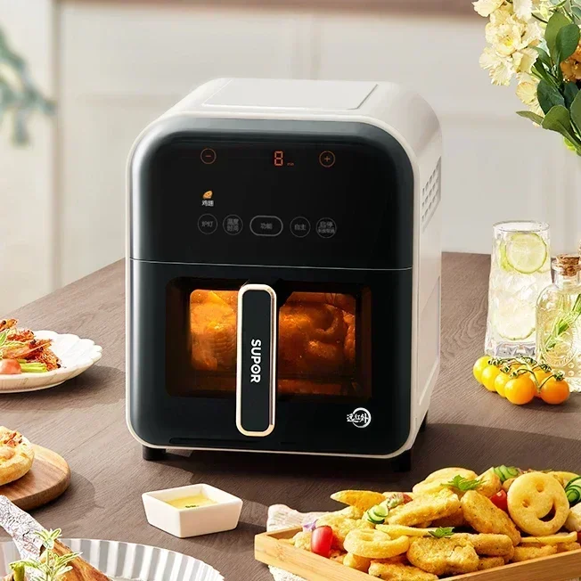 Air fryer. Household. Intelligent. Visual. Electric fryer Multifunctional Large capacity Oven integrated. New French fries maker 2