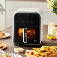 Air fryer. Household. Intelligent. Visual. Electric fryer Multifunctional Large capacity Oven integrated. New French fries maker 2