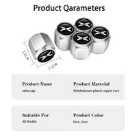 5Pcs Tire Valve Caps Aluminium Alloy Wheel Valve Dust Cover Accessories For Xpeng Xiaopeng P5 P7 G3 G6 G9 G3i 2020 2021 2022 4