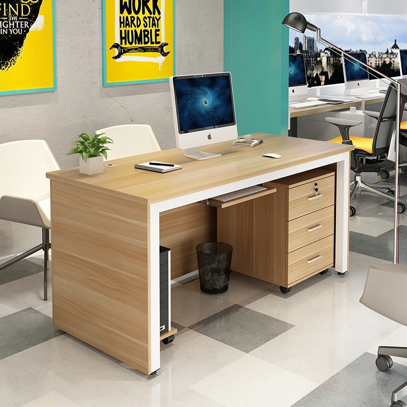 

Study Workflow Office Desk Modern Executive Filing Meeting Drafting Office Desk Laptop Table Ordinateur Office Furniture HDH