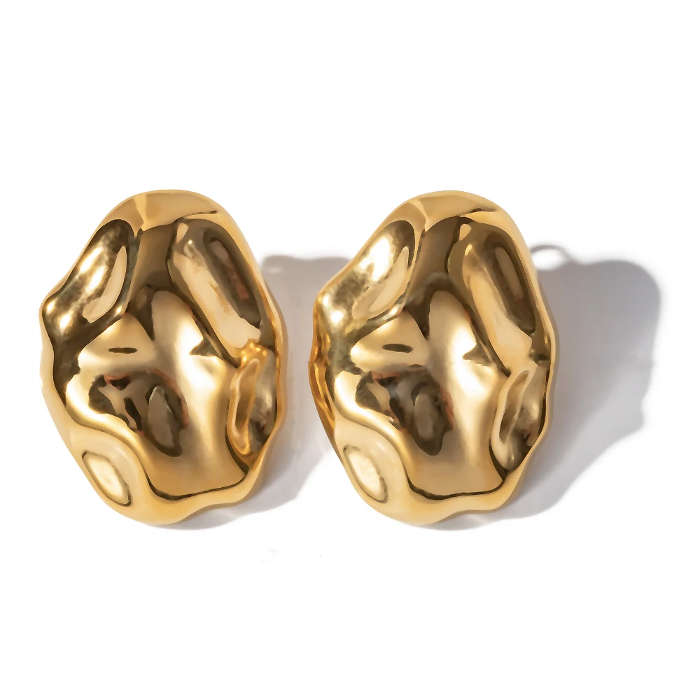 Clip on Earrings for Women Minimalist Geometric Non Pierced Party Gift