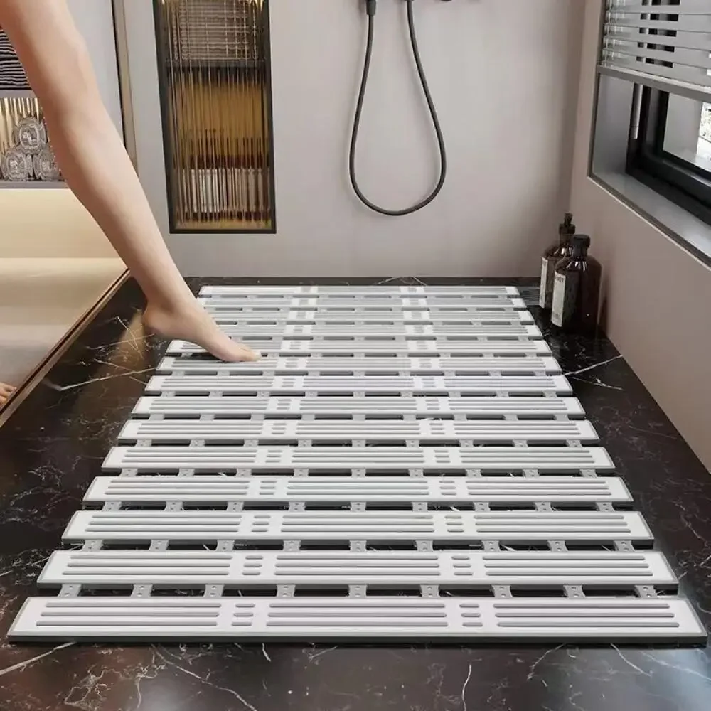 BathRug Non Slip Home Long Foldable Shower Foot Pad Washroom Anti Skid Suction Grip Floor Mat Design Safety Cover floor mat,bathroom mat,absorbent bathroom mat,bathroom floor mat,bath mat,anti slip mat