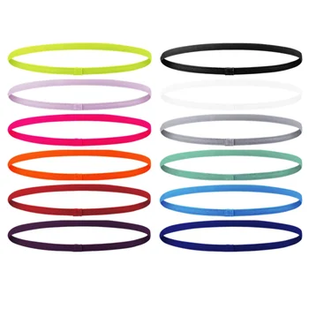 4PCS Unisex Non-Slip Sports Headbands 1