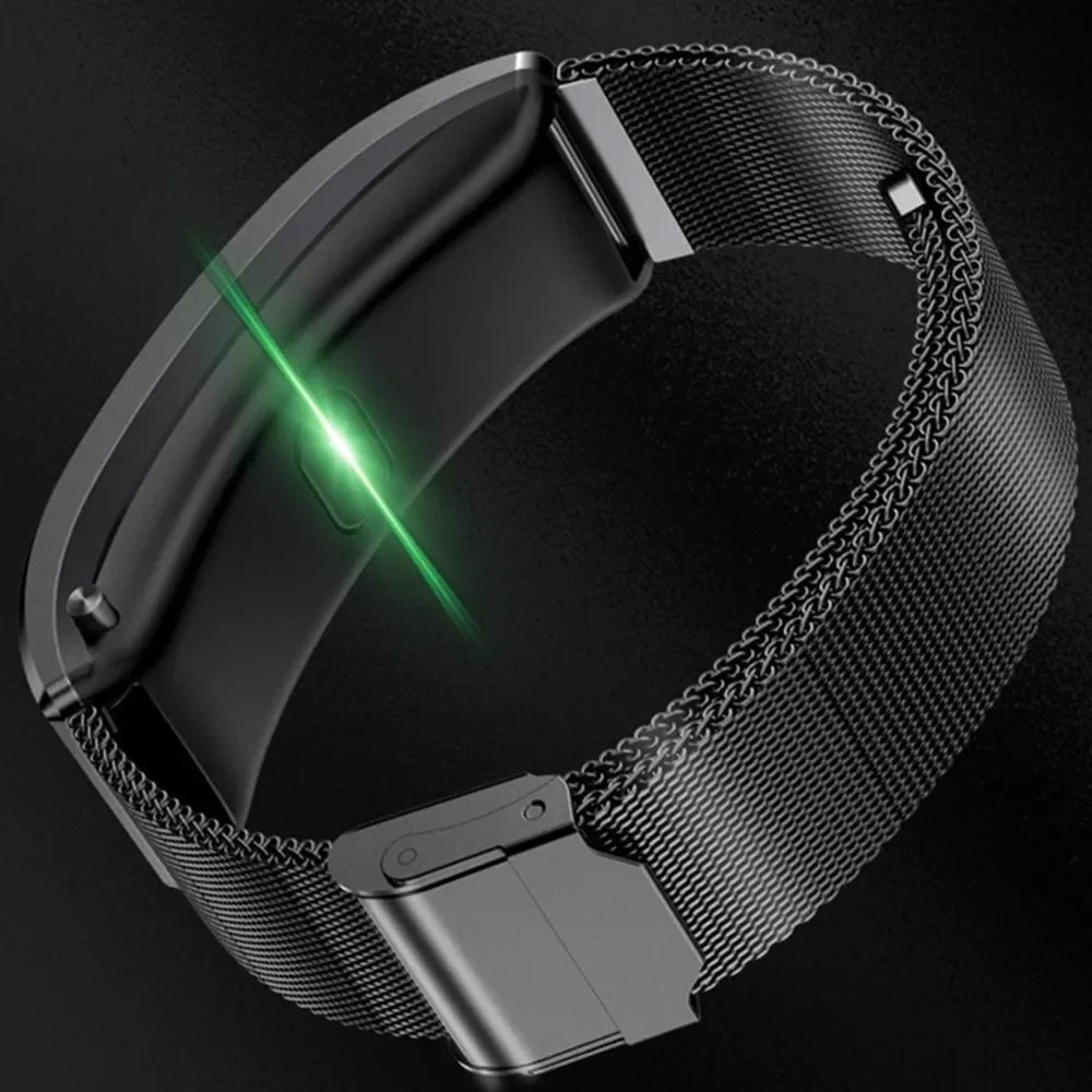 스마트 블루투스 통화 헤드셋 팔찌 심박수 건강 수면 모니터링 스포츠 시계 무선 이어폰 Smartwatch 팔찌 USB