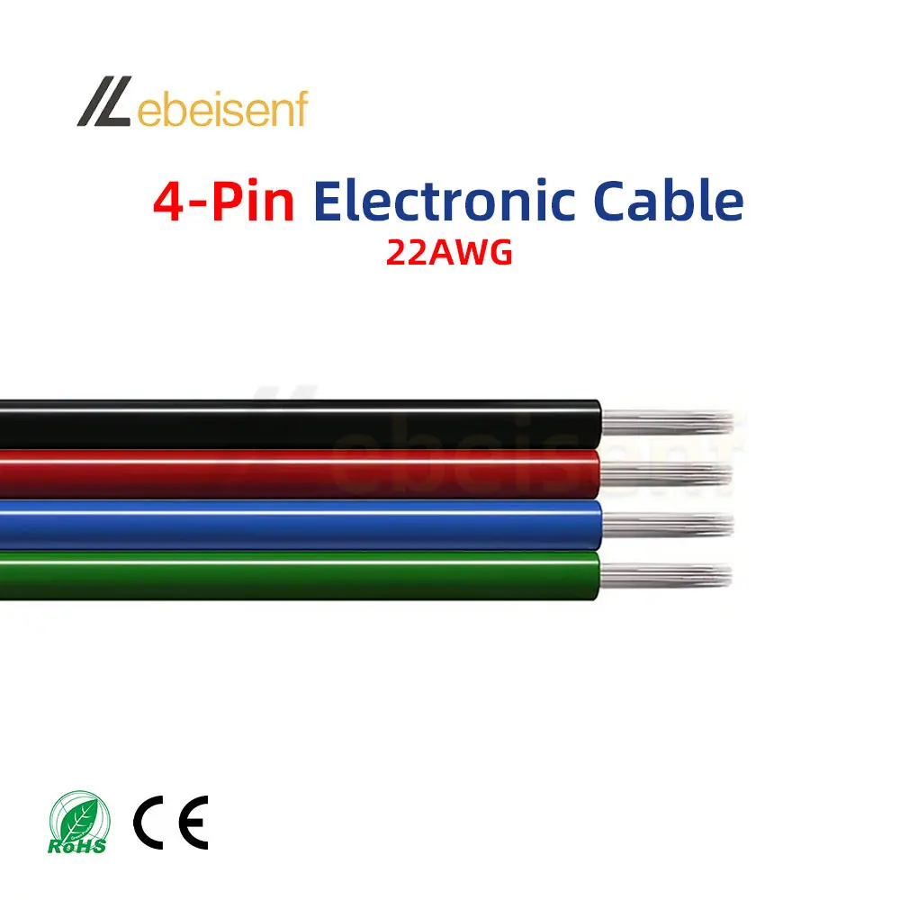 ตัวเลือกสินค้า สายไฟ LED Strip 22AWG 2-6 พิน สำหรับ DIY ตู้ไฟ