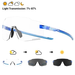 KAPVOE Photochromic Outdoor Sports Cycling Sunglasses (Photochromic - 1lens)