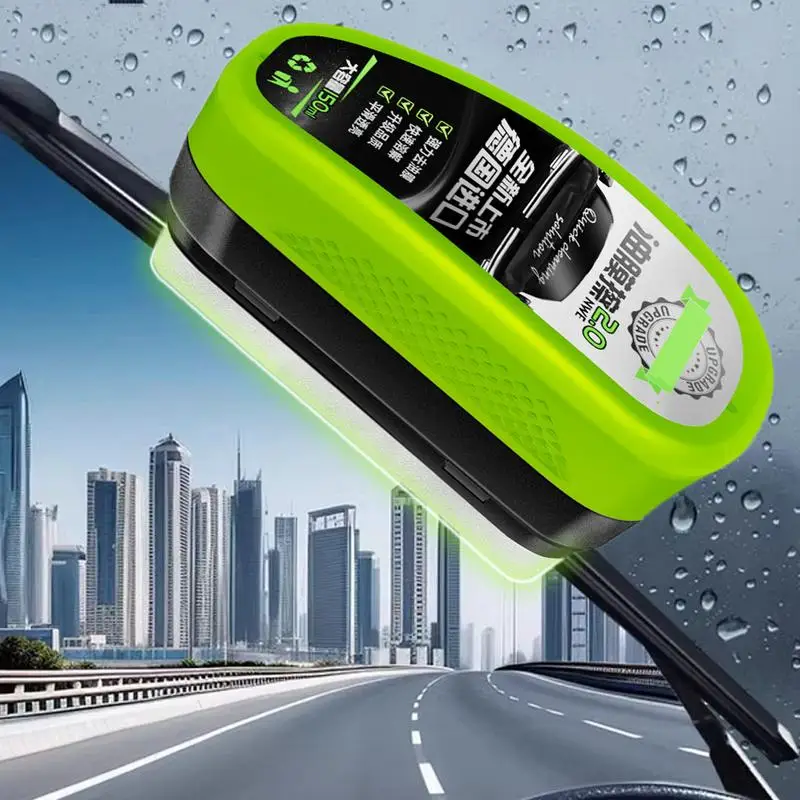 150ml Glass Oil Film Remover Windshield Cleaner Oil Film Remover Windshield Cleaning Tool Powerful Windshield Oil Cleaner brush