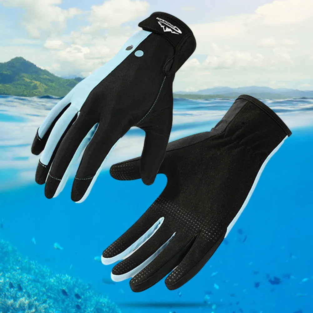 Elastic Diving Gloves Ice Silk Non Slip Gloves Elastic Diving Swimming Scuba Sports Aquatic Scuba-Diving
