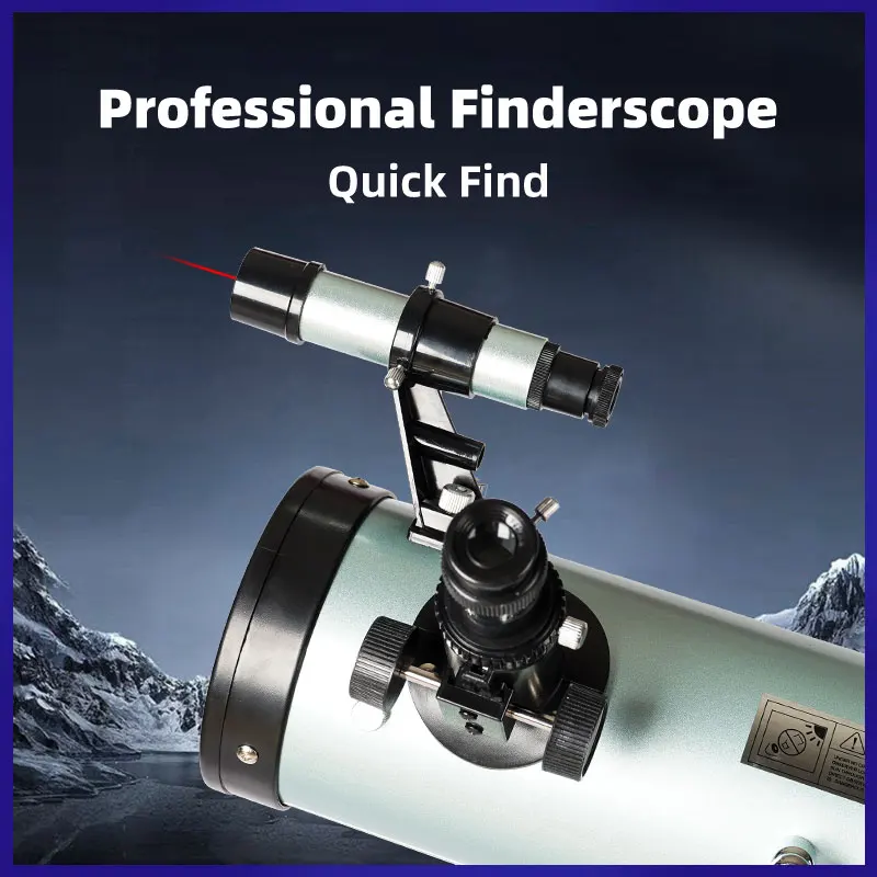 Tooptyczne 76700 odbijające teleskop astronomiczny na prezenty kempingowe dla dzieci ze stabilną statyw ze stopu aluminium 2 Tooptyczne 76700 odbijające teleskop astronomiczny na prezenty kempingowe dla dzieci ze stabilną statyw ze stopu aluminium - Image 2