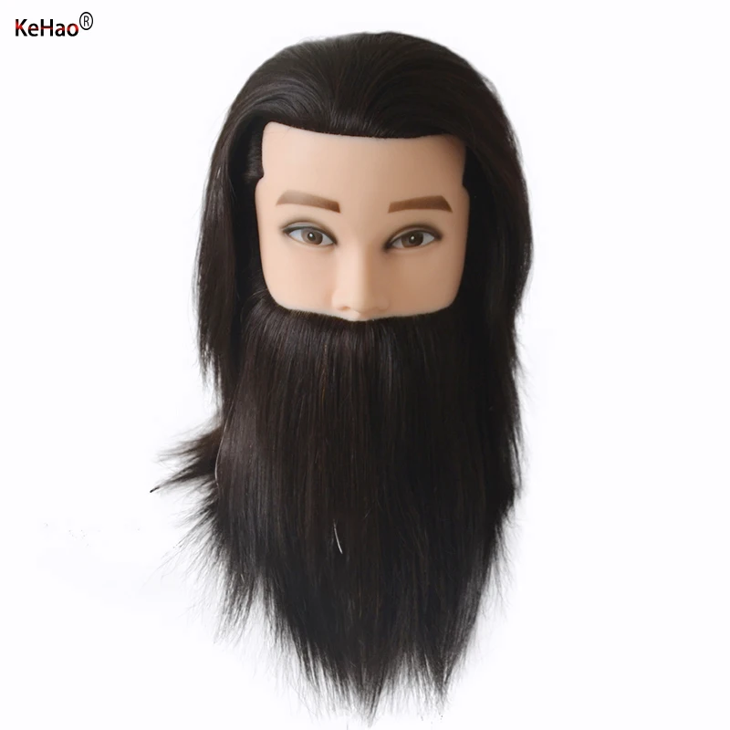 Hair Styling Practice Doll Afro Training Mannequin Head with Clamp, Real  Human Hair, Thick, Can Perm, Bleach, Cut And Blow - 16in 