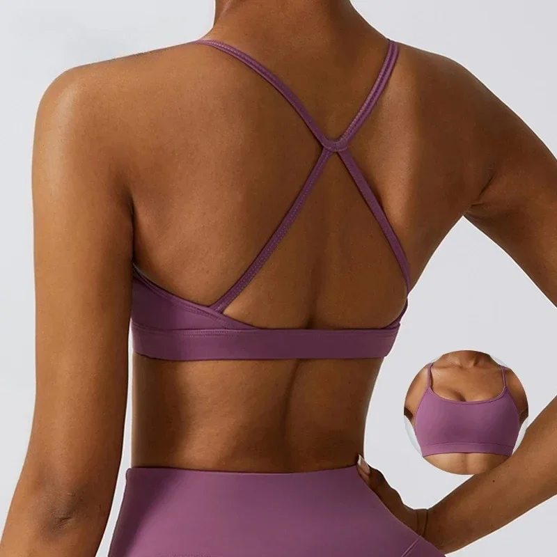 Workout Sports Bra Women High Support Sports Top Push Up Yoga Bra Gym Crop Top Fitness Underwear Running Brassiere Sportswear 1