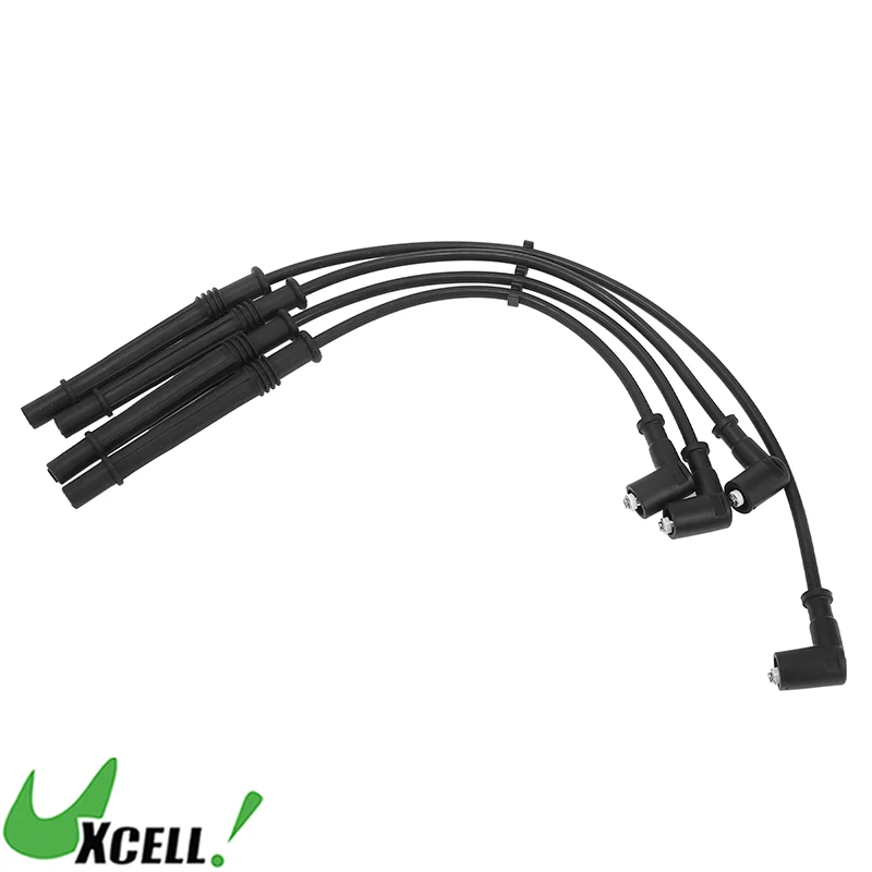 UXCELL Car Spark Plug Coil Wires Ignition Coil Harness Cable for Renault Twingo Hatchback 1.2 (1993 Onwards) 43 KW ignition cable set