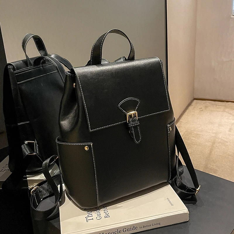 

Advanced Texture Large Capacity Female Backpack 2022 Autumn/winter New Student Bags Popular Travel Backpacks