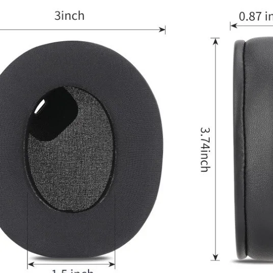 وسائد بطانة للأذن لاستبدال غطاء الأذن من جل التبري...