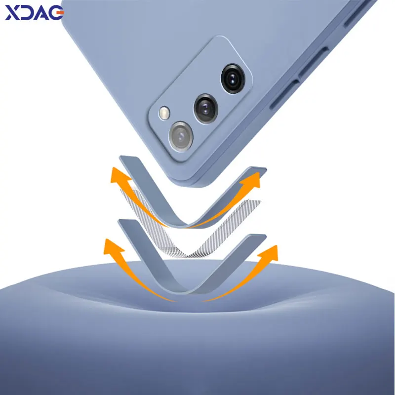 Premium Square Liquid Silicone Soft Protective Shockproof Phone Case - Enhanced Grip and Durability