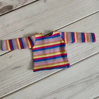 Vêtements de poupée faits à la main, nouveau t-shirt ou pantalon à manches longues Blyth pour vêtements de poupée 1/6 ((convient à ob24,licca, poupée Blyth) 5