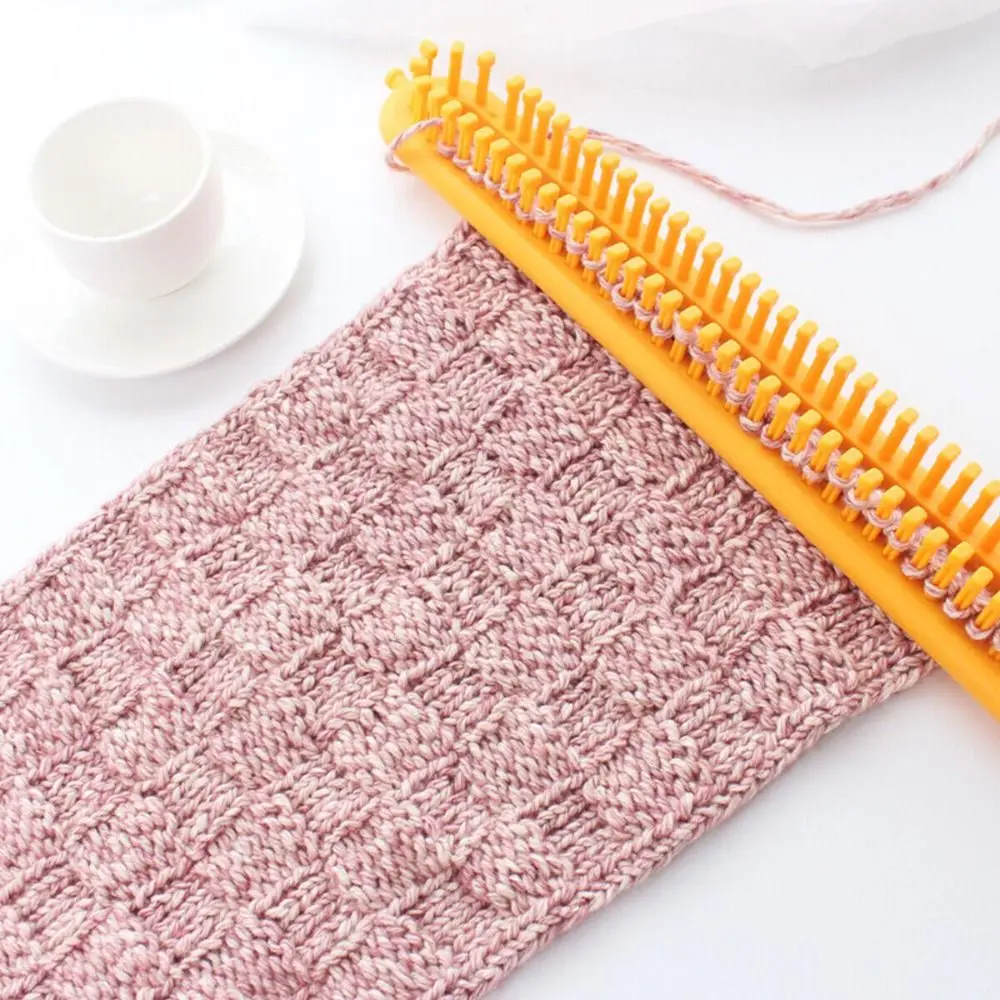Plastic Weaving Loom Knitting Kit Durable Portable Handmade Craft Rectangle Wool Knitter DIY Machine Sewing Tools knitting loom knitting machine sewing tools weaving tools knitting craft supplies knitting supplies