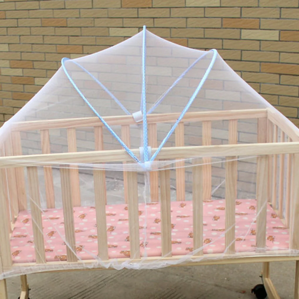 Crib Mosquito Net Universal Mosquito Crib Cot Mesh Canopy Portable Baby Bed Support Tent