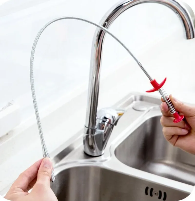 Hand Pinch Cleaning Sewer Pipe Plunger Hand Pinches Four Claws Pipe Opener Drains Four Claw Telescopic Bathroom Accessories Home 6
