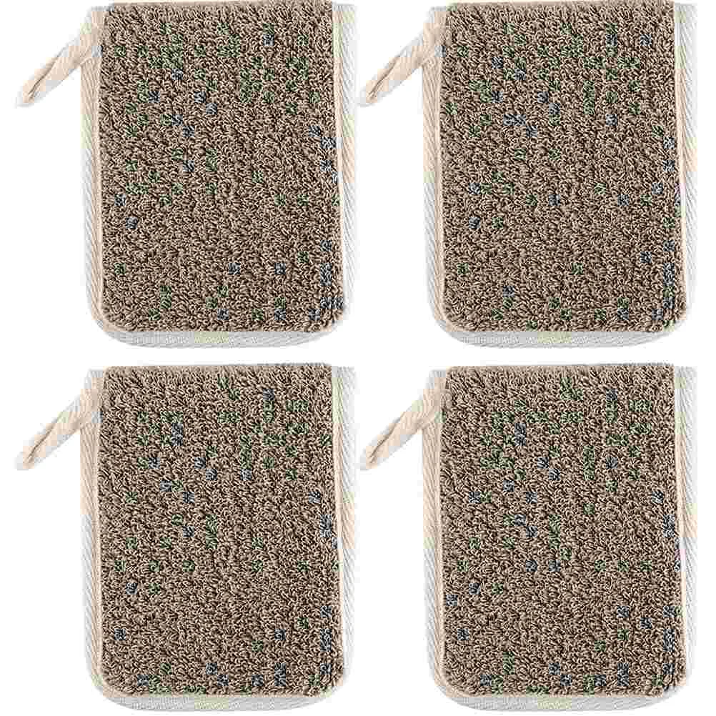 

4 Pcs Soap Storage Bag Body Scrubber Bar Pouch Exfoliator Men Exfoliating Bubble