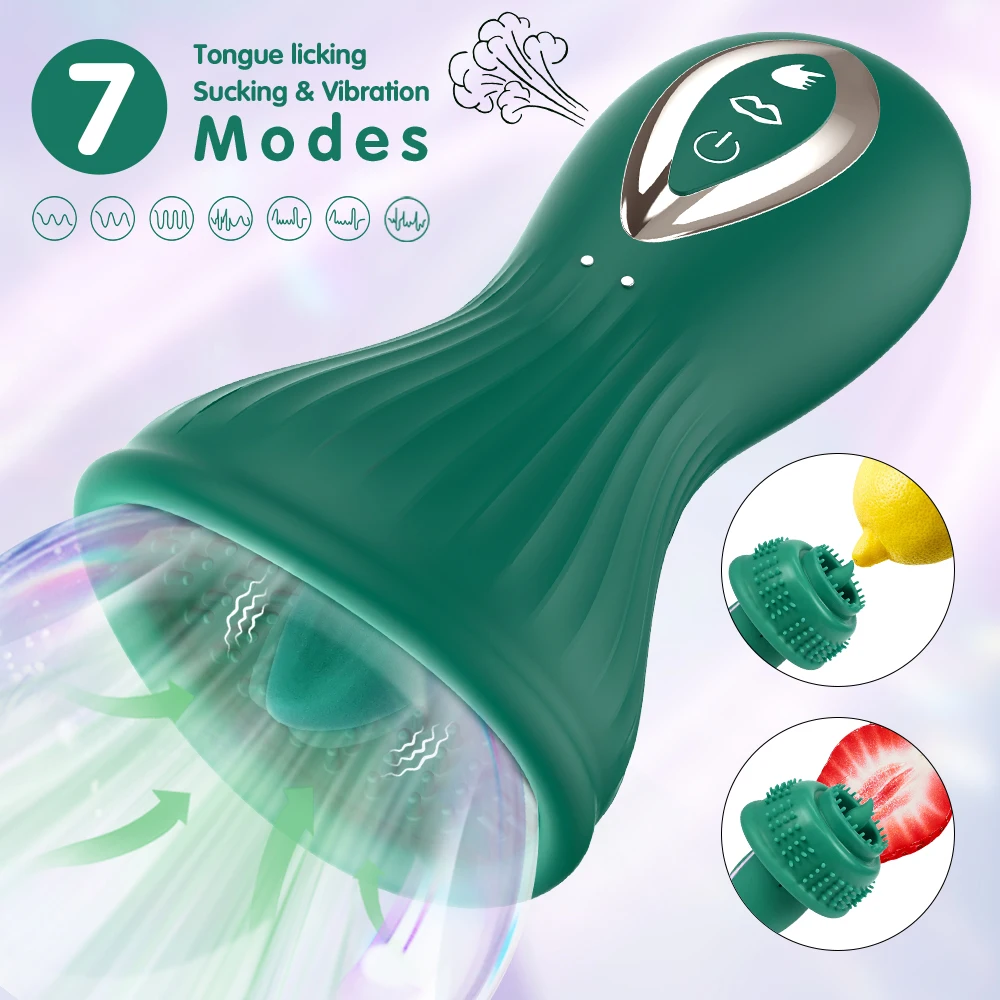 Nippel Saugen Vibrator für Frauen mit Zunge Lecken Brust Massagegerät Klitoris Sauger Klitoris Stimulator Sex Spielzeug für Frauen