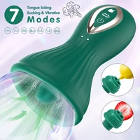 Nippel Saugen Vibrator für Frauen mit Zunge Lecken Brust Massagegerät Klitoris Sauger Klitoris Stimulator Sex Spielzeug für Frauen