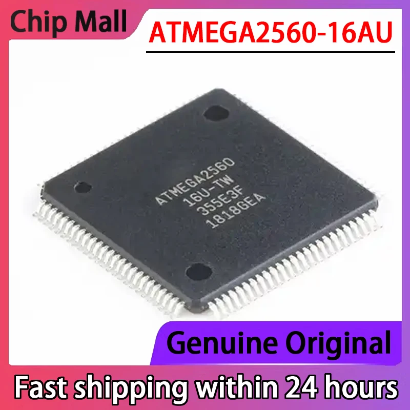 

New Original ATMEGA2560-16AU ATMEGA2560 LQFP100 8-bit Microcontroller Chip