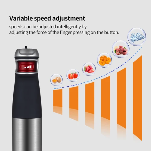 ELEKCHEF BioloMix 5 in 1 다기능 1200W 전기 핸드 스틱 블렌더, 푸드 프로세서, 쵸퍼 비터 거품기 2