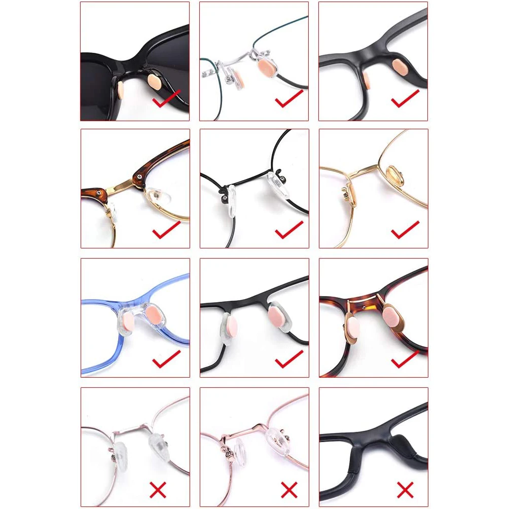 32 Pairs OOLVS Soft Foam Nose Pads Self Adhesive Non-Slip Eyeglass Nose Pads, Thin Nosepads for Eyeglasses Sunglasses Glasses 4