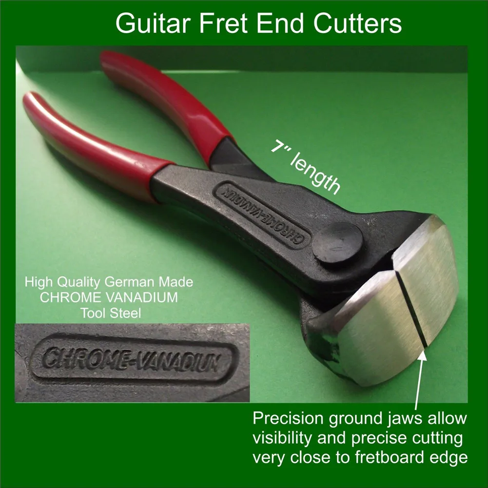 7 Pollici Professional Guitar Fret Wire End Cutter Tronchese Pinza Pinza Forbici Per Corde 7.12X2.12X1.14 Pollici Opp Packing