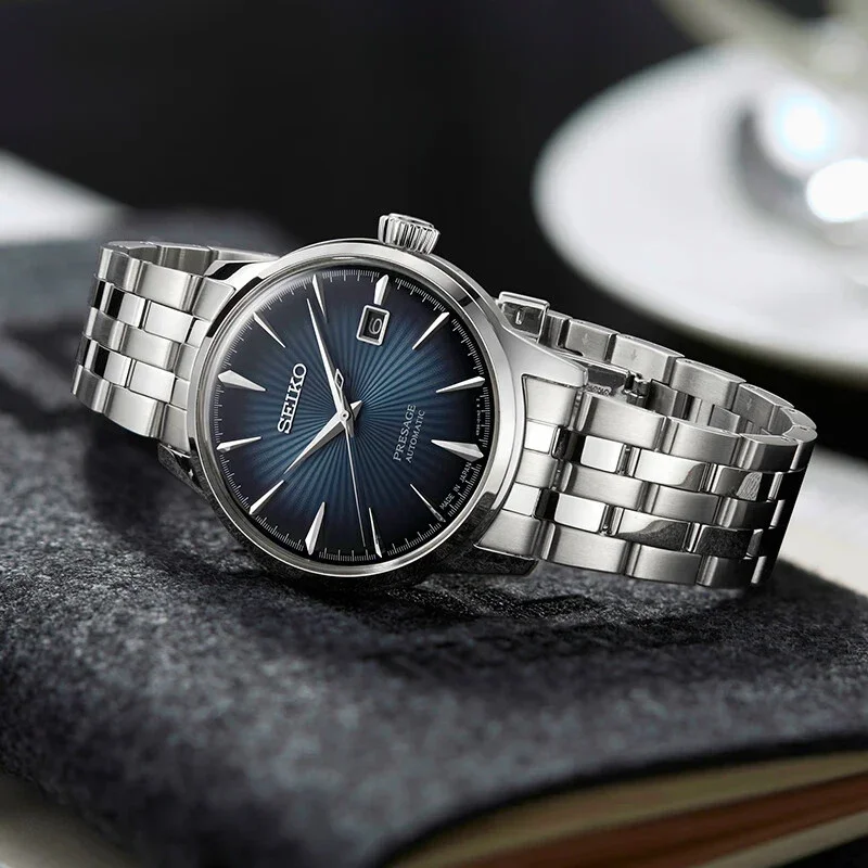 SEIKO Presage Men Automatic Mechanical Japanese Stainless Steel Watch