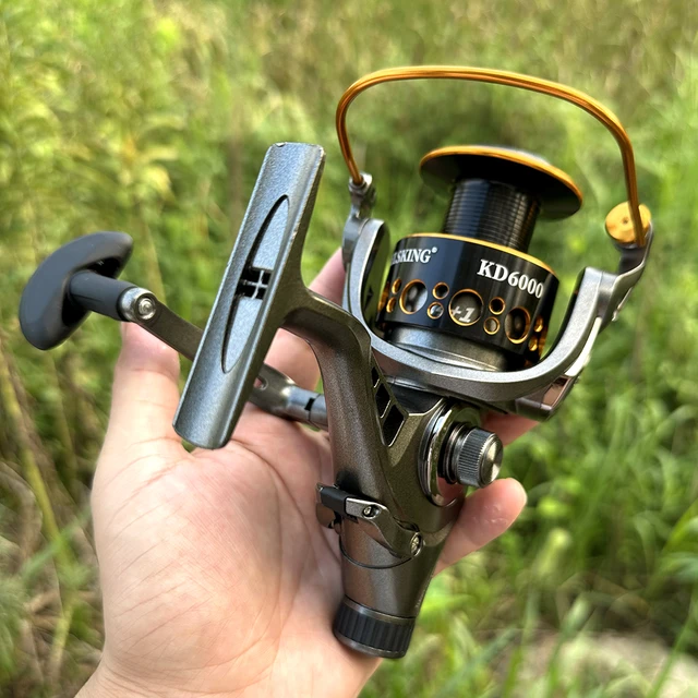 Baitrunner Reels Double Brake System Front and Rear Drag Spinning