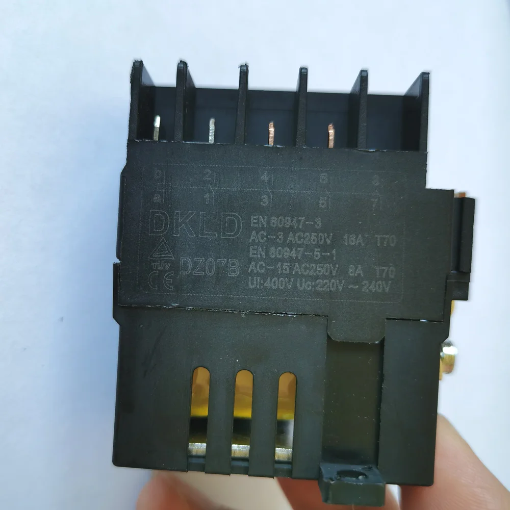 8 contatos 3 nenhum 8 pinos monofásico interruptor eletromagnético