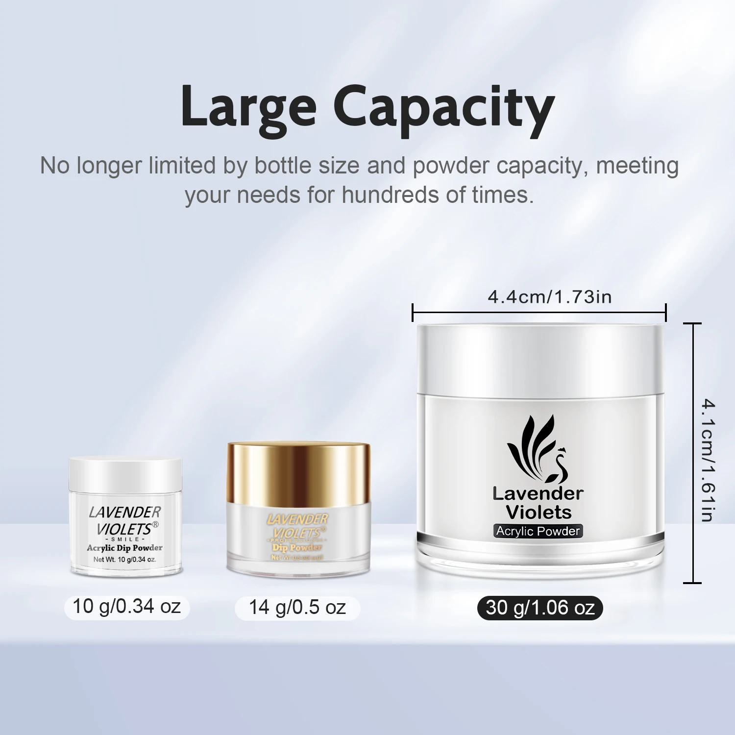 1.06oz/30g Clear Color Acrylic Powder & Dip powder 2 in 1 Use for Nail Extension Carving Salon Nail Art Manicure nail powder,acrylic nail powder