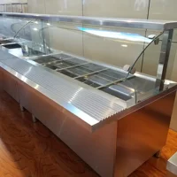 Restaurant Food Hot Warmer Serving Stainless Steel Silver Electric Buffet Food Warmers  Server 1