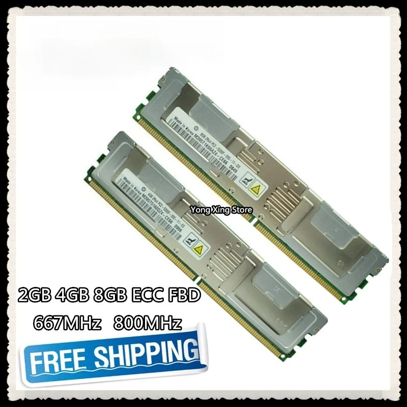 MéMoire RAM DDR2 8 Go 667 Mhz PC2 5300 FBD 240 Broches DIMM 1,7 V