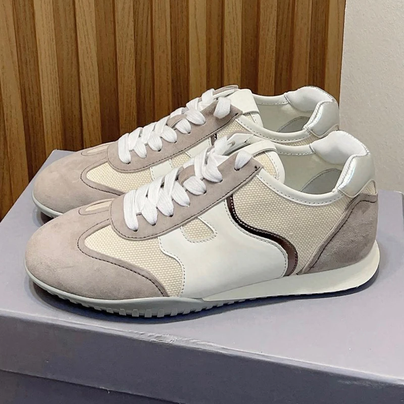 

Spring Autumn New Casual Shoes Splicing Contrasting Color Design Simplicity Leisure Round Head Non-Slip Women's Shoes