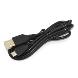 10 - Pack USB Controller Charging Cables - 1 Meter, Micro USB, Durable Power & Data Transfer (Black)