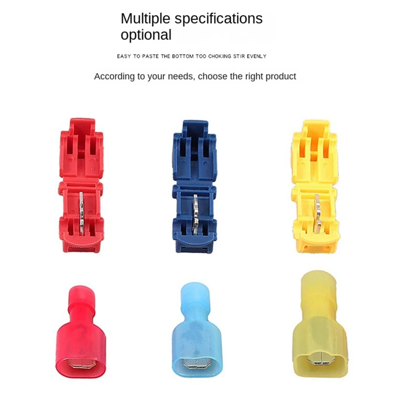 T-Type Break-Free Wire Terminal Main Line Branch Wire Clamp Combination Quick Connection Terminal